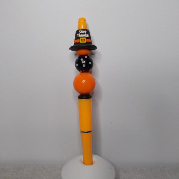 Thanksgiving Pilgrim Hat Pen - Picture 1 of 2